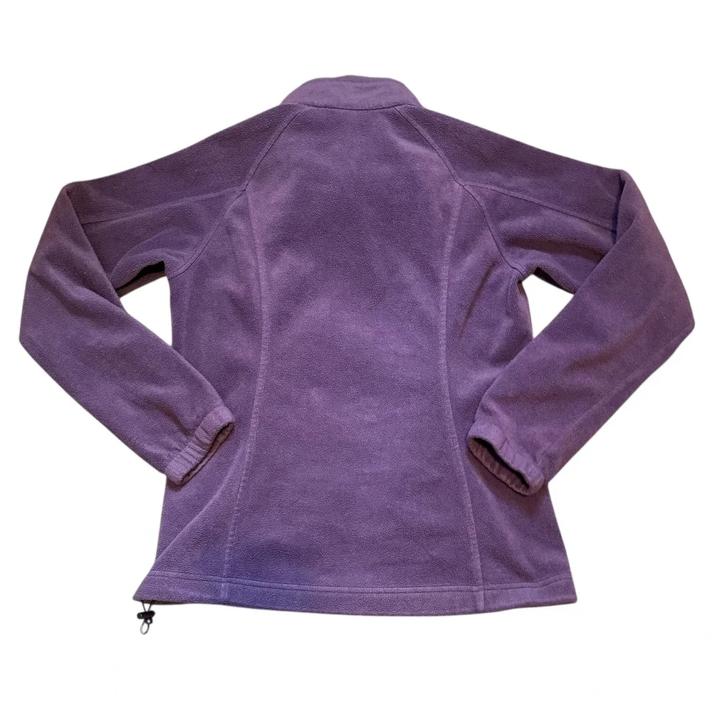 Columbia‎ Women's Purple Fleece Zip Up Jacket Soft Cozy Outdoor Size S